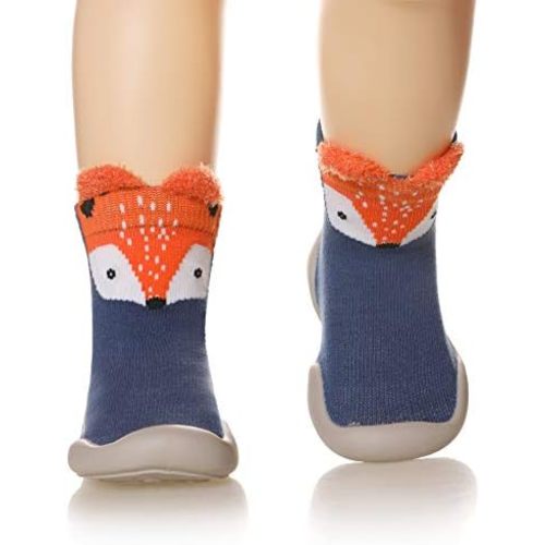 Baby Shoes Toddler Boys Girls First Walking Socks Shoes Non-Skid Slipper Indoor Floor Sneakers for Unisex Newborn Infants