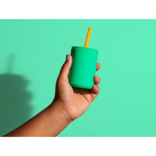 La Petite Silicone Mini Cup, Orange - Avanchy | Maisonette