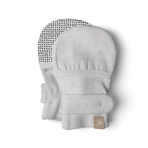 Goumi Stay On Baby Mitts - Storm Gray 0-3M