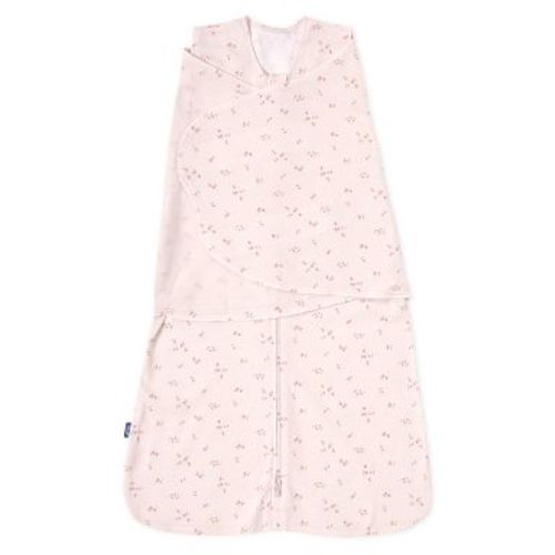 HALO Innovations SleepSack Cotton Swaddle Wrap - Pink Floral - S