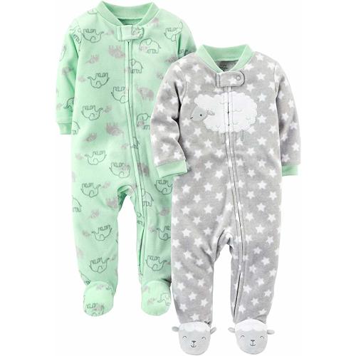 Baby 2-Pack Fleece Footed Sleep and Play