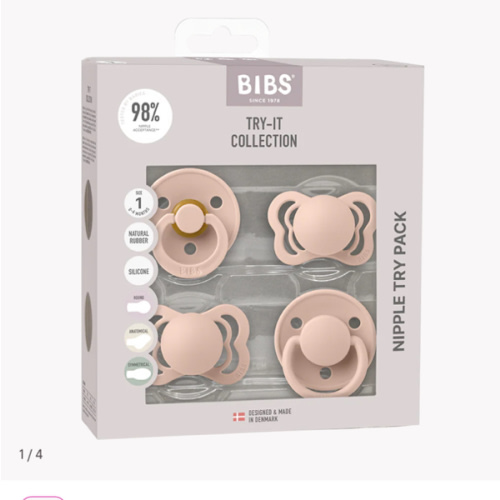 New Baby Pacifier Try-It Collection - Blush