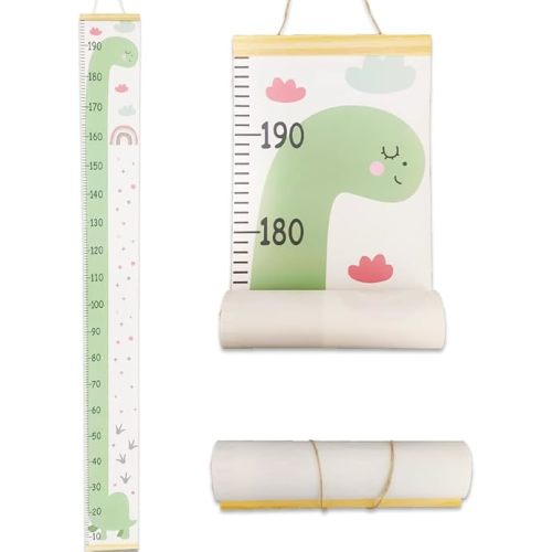 Dinosaur Height Chart for Kids, Dino Wall Decals, Outivity Growth Chart for Kids, Child Height Wall Chart Dinosaur