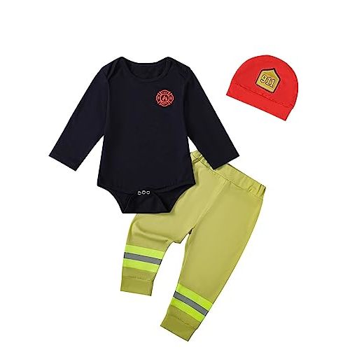Singcoco Baby Boy Costume Outfit Newborn Uniform Costume with Hat