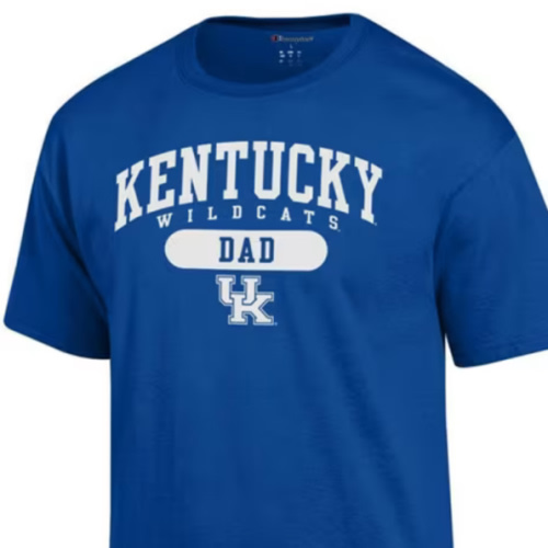 Champion Kentucky Wildcats ROYAL Dad Pill Short Sleeve T Shirt - 14756384