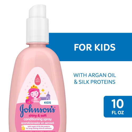 Johnson's Shiny & Soft Tear-Free Kids' Conditioning Spray, 10 fl. oz