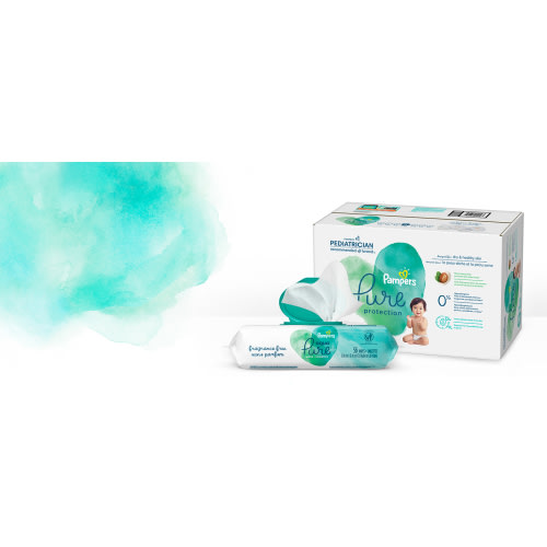 Pampers Aqua Pure Sensitive Baby Wipes - 672 Count, 99% Water, Hypoallergenic, Unscented