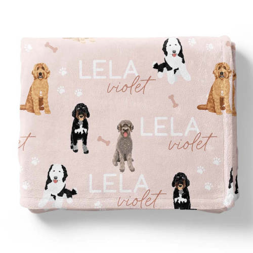 Personalized Kids Blankets | Dog Breeds