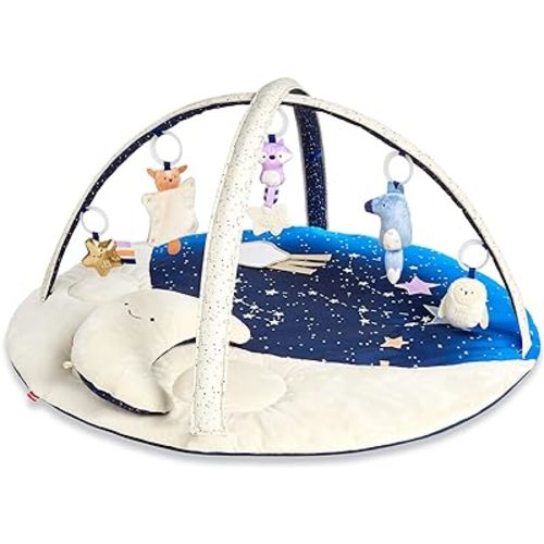 Skip Hop Tummy Time Mat, 3-in-1 Activity Baby Play Gym, Age 0+, Celestial Dreams, Grey