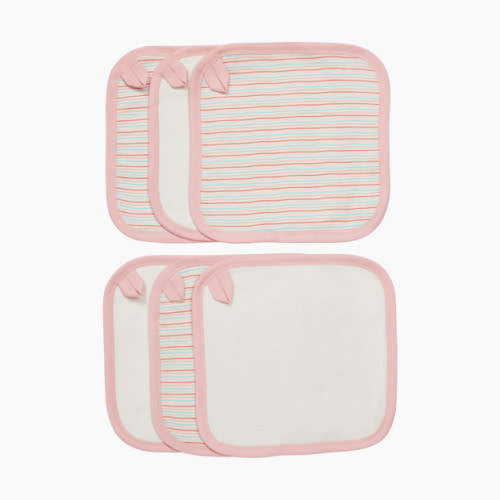 Small Story 6-Pack Organic Washcloth - Wavy Stripes, 6