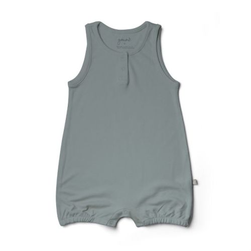 Goumi Quick Change Romper - Cabana Green 6-12m