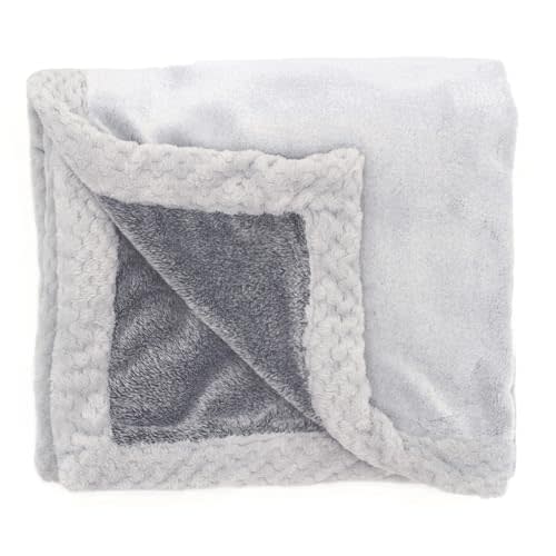 aden + anais Plush Blanket - Soft Minky Baby Blanket for Infants, Toddlers, Kids, for Crib, Stroller, Travel, Storm Grey