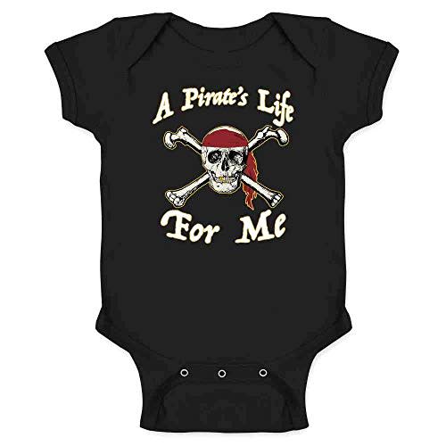 Pop Threads A Pirates Life For Me Skull and Crossbones Infant Baby Boy Girl Bodysuit