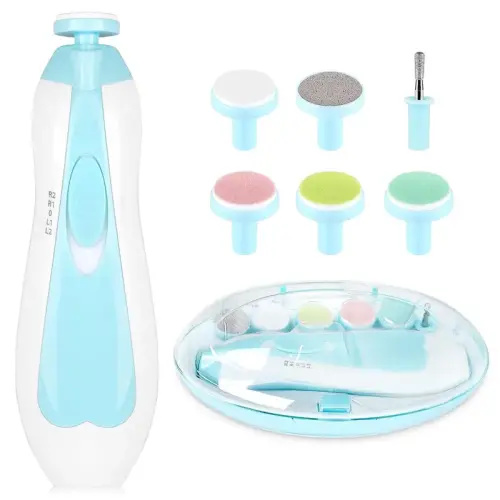 Baby Nail Trimmer Electric, 6 in 1 Baby Nail File Nail Clippers - TikTok Shop
