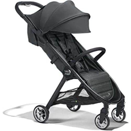 Baby Jogger City Tour 2 Ultra-Compact Travel Stroller, Lightweight, Foldable, Pike Exclusive Includes Belly Bar, Leatherette Handlebar, and Premium Fabric