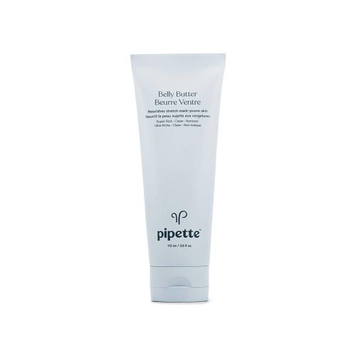 Pipette Belly Butter - Stretch Mark Cream for Pregnancy, Clean Hydrating Ingredients to Help Retain Skin’s Moisture, Shea Butter & Squalane, 3.8 fl oz