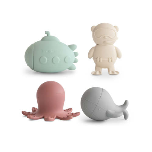 Sealife Mold Free Bath Play Set - 4 Pack