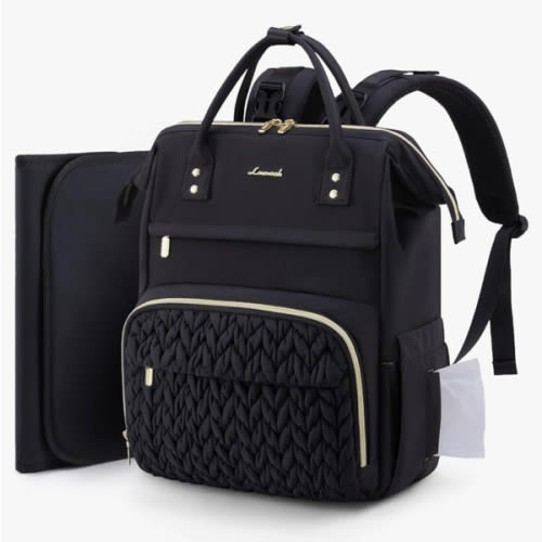 LOVEVOOK Diaper Bag Backpack, Baby Bag with Changing Station for Moms & Dads, Large Waterproof Mommy bag with Stroller Buckles, Travel Essential Baby Shower for Boys and Girls