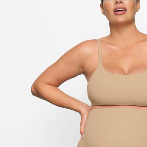 FITS EVERYBODY MATERNITY PUMPING SCOOP BRALETTE | CLAY