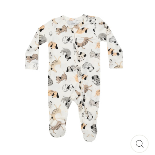 2 Way Zipper Footie - Cozy Pups