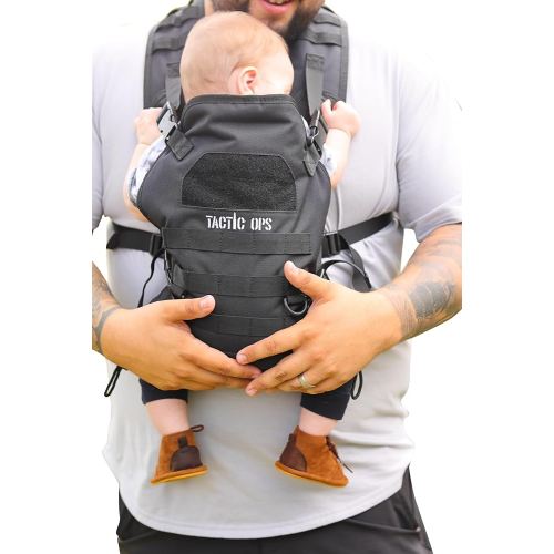 Military Baby Toddler Carrier Handsfree Sling Holder (Black)