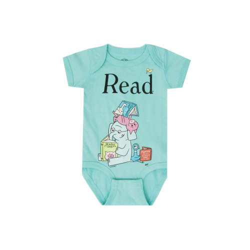 ELEPHANT & PIGGIE Read baby bodysuit