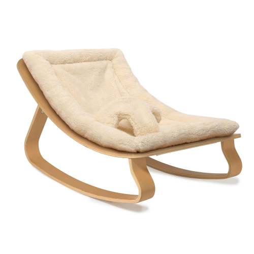 Charlie Crane Levo Rocker- in color Fur Milk