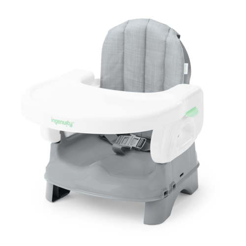 Ingenuity Deluxe Comfort Folding Baby Booster - Adjustable Height - Cushioned - Lightweight - 6M-3Y