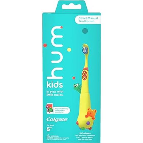 Colgate hum Kids Smart Manual Toothbrush, Yellow