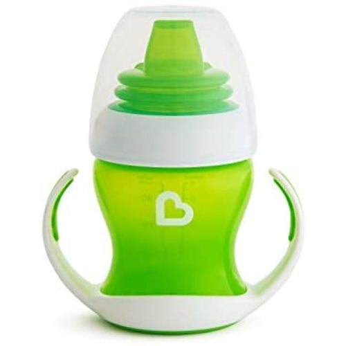 Munchkin Gentle Transition Trainer Cup, 4 Ounce, Green