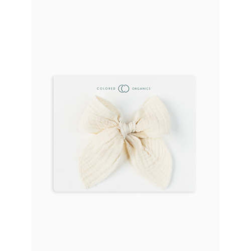 Muslin Bow Hair Clip