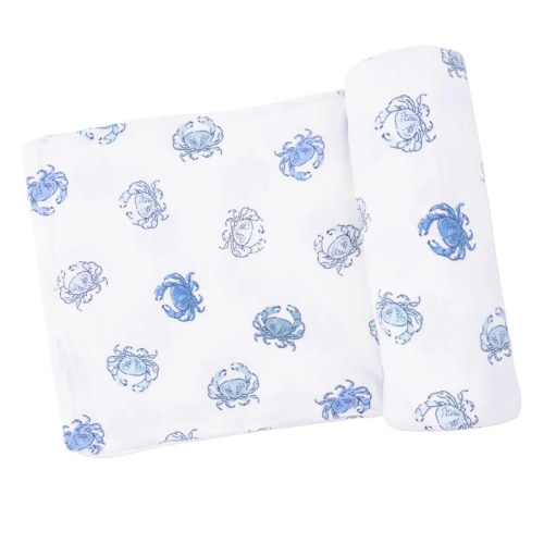 Blue Crabs - Swaddle Blanket 45X45