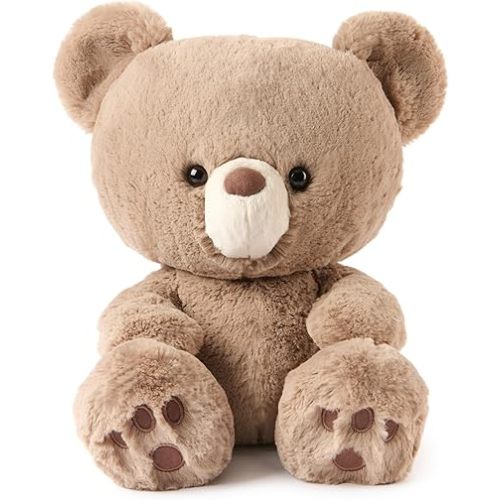 GUND Forever Friends: Kai Teddy Bear Plush Toy, As Seen on The View, Premium Stuffed Animal for Ages 0 and Up, Taupe, 12”