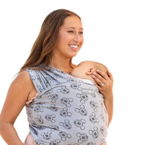 Moby Wrap Feather Knit Baby Carrier - Mickey Mouse Party