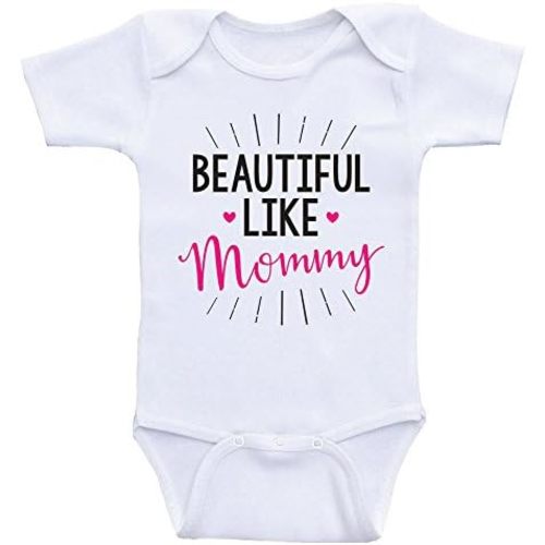 Cute Baby Girl Clothes - Beautiful Like Mommy - Bodysuits For Baby Girls