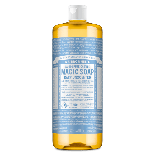 Our Best Baby Soap - Unscented Baby Wash w/Organic Ingredients – Dr. Bronner's