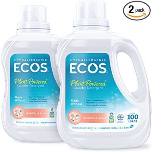 ECOS Laundry Detergent Sheets, 50ct, Magnolia & Lily