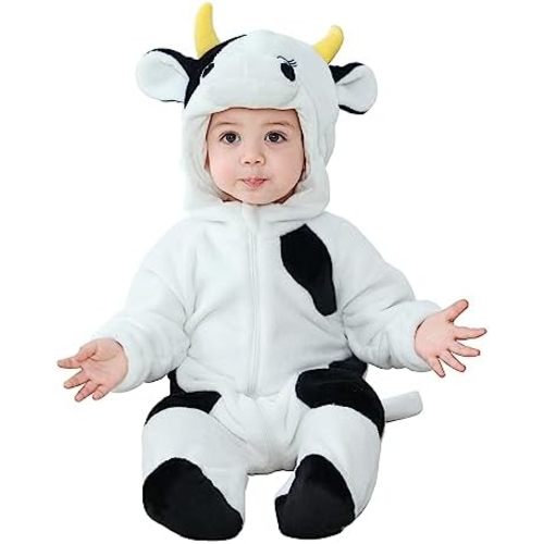 TONWHAR Baby Boy's Girl's Animal Bodysuit Infant And Toddler's Romper Jumpsuit Halloween Costume Partywear