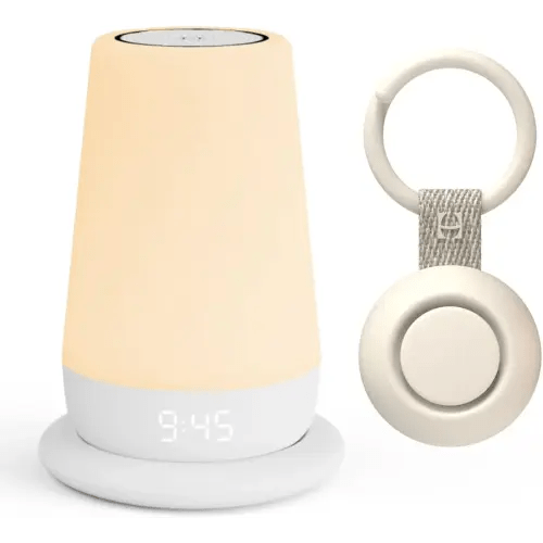 Rest+ 2nd Gen Baby Sleep Bundle Includes Hatch Rest+ 2nd Gen and Portable Rest Go | Sleep Sounds for Nursery, Travel and Registry (Putty)