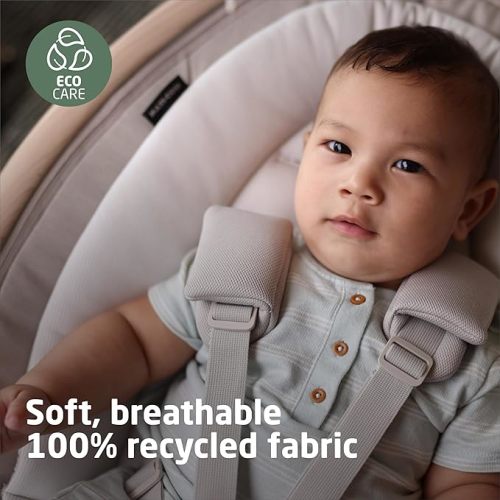 Maxi-Cosi Cassia Baby Swings for Infants: Smart Portable Baby Swing with Music, Lightweight & Foldable Baby Swing, 360 Rotation Infant Swing, Classic Green