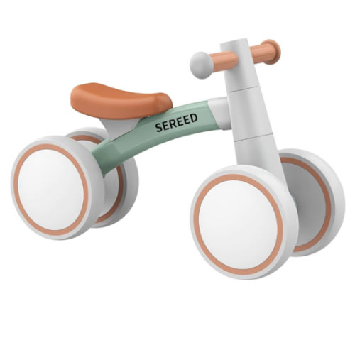 SEREED Baby Balance Bike for 1 Year Old Boys Girls 12-24 Month Toddler Balance Bike, 4 Wheels Toddler First Bike, First Birthday Gifts