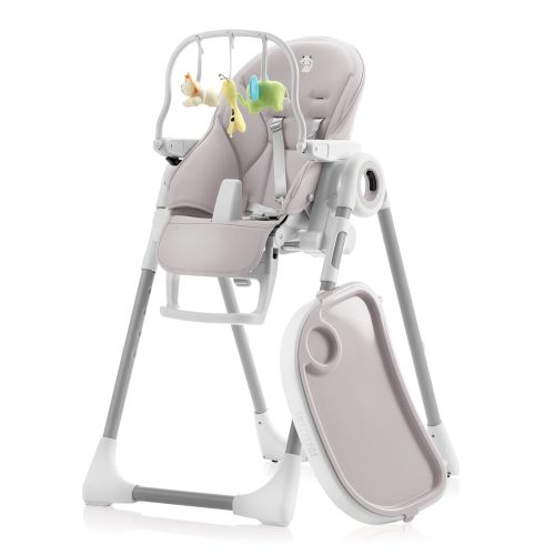 Sweety Fox Baby High Chair Adjustable to 7 Different Heights - Grey