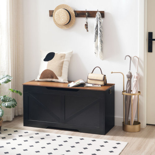 The Twillery Co.® Lingle 39.4'' W Storage Bench with Flip Top Blanket Chest & Reviews | Wayfair