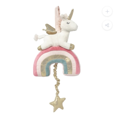 Unicorn and Rainbow Music Mobile