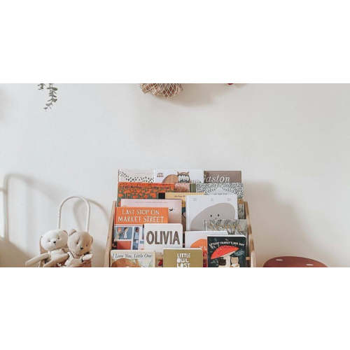 ✿ Wooden Montessori Bookshelf Natural ✿ Enjoy The Wood