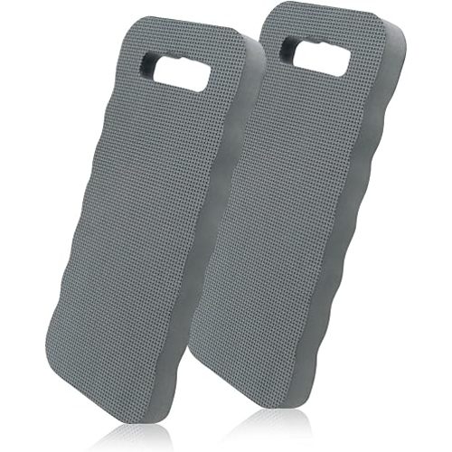 Thick Kneeling Pad 2 Pack, Waterproof,Comfortable Garden Kneeling Pads Stain Resistant, Multi-Functional Kneeler Pad for Gardening, Baby Bath, Yoga, Praying and Exercise (Deep Grey)