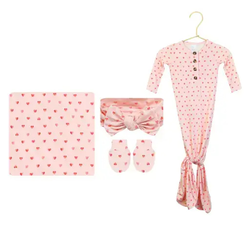 Hearts Newborn Headband Bundle (Gown) – Lou Lou & Company