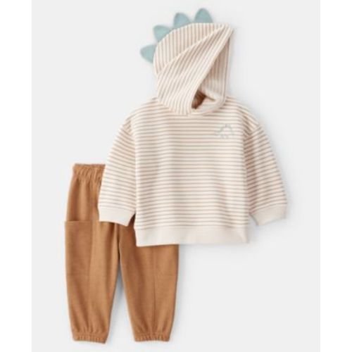 Baby Boys Dinosaur Hoodie & Pants, 2 Piece Set