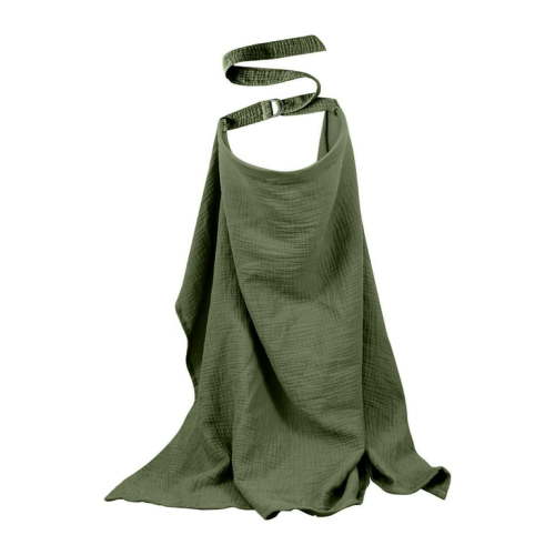 Muslin Nursing Cover Up, Furenl Nursing Cover Nursing Cover Muslin Cotton Soft Breathable Nursing Cover Adjustable Straps Nursing Bodysuit Nursing Privacy Cover Full Coverage, 1X Mask