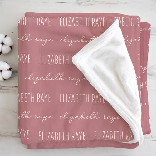 Personalized Baby Name Blanket, Custom Blanket for Newborn, Nursery Blanket, Gift for Baby, Kids Name Blanket, Hospital Blanket